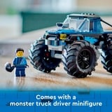 LEGO 60402 City Blauer Monstertruck, Konstruktionsspielzeug 