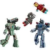 LEGO 76320 Marvel Super Heroes Iron Man & War Machine vs. Hammer-Drohnen, Konstruktionsspielzeug 