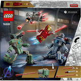 LEGO 76320 Marvel Super Heroes Iron Man & War Machine vs. Hammer-Drohnen, Konstruktionsspielzeug 