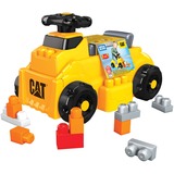 Mattel MEGA BLOKS CAT Build N Play Ride On, Rutscher gelb/schwarz