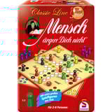 Schmidt Spiele Classic Line: Mensch ärgere Dich nicht in Metalldose, Brettspiel 