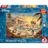 Schmidt Spiele Thomas Kinkade Studios: Disney Dreams Collection - The Little Mermaid Celebration of Love, Puzzle 1000 Teile