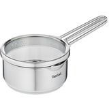 Tefal Stielkasserolle Nordica, Ø 16cm, Topf edelstahl, mit Glas-Siebdeckel