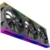 Xilence XPF360.ARGB, Gehäuselüfter schwarz, 3er-Pack, 125 mm