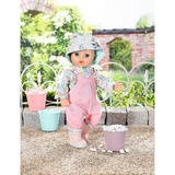 ZAPF Creation Baby Annabell® Regen Set 43cm, Puppenzubehör Latzhose, Regenmantel und Stiefeln