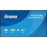 iiyama ProLite LE9864UHS-B1AG, Public Display schwarz (matt), UltraHD/4K, VA, WiFi, Fernbedienung