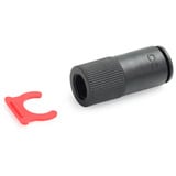 Alphacool ES Schnellverschlusskupplung G1/4 IG PushIn Female, Verbindung schwarz