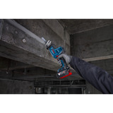 Bosch Professional Akku-Säbelsäge GSA 18V-24 Professional solo, 18Volt blau/schwarz, ohne Akku und Ladegerät, in L-BOXX