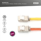 Digitus CAT 6A Keystone-Modul geschirmt werkzeugfrei 48 Stk. 