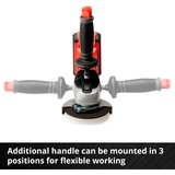 EINHELL Power X-Change Akku-Winkelschleifer TE-AG 18 Li-Solo, 18Volt rot, ohne Akku und Ladegerät