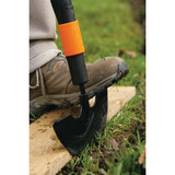 Fiskars QuikFit Halbmond-Rasenkantenstecher schwarz, Breite 19,5cm