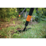Fiskars QuikFit Halbmond-Rasenkantenstecher schwarz, Breite 19,5cm