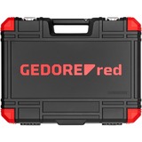 GEDORE red Steckschlüssel-Satz 1/4" + 1/2", 232-teilig, Werkzeug-Set rot/schwarz, mit 2 Umschalt-Knarren