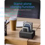ICY BOX IB-1233CL-CR, Dockingstation schwarz