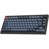 Keychron V1 Max, Gaming-Tastatur schwarz/blaugrau, ES-Layout, Gateron Jupiter Red, Hot-Swap, RGB