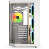 Krux Empero, Tower-Gehäuse weiß, Tempered Glass x 2