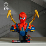 LEGO 76326 Marvel Iron Spider-Man Büste, Konstruktionsspielzeug 