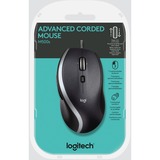 Logitech M500s Corded, Maus anthrazit/silber