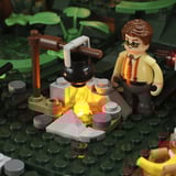 Lumibricks Aussichtspunkt Campingplatz, Konstruktionsspielzeug 