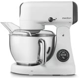 Medion Life Digitale Küchenmaschine MD12600 weiß, 800 Watt, 4,6 Liter Schüssel, inkl. Fleischwolf