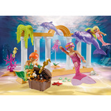 PLAYMOBIL 71861 Princess Magic Meerjungfrauen-Schatz mit Delfinen 