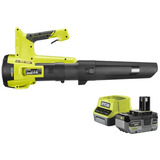 Ryobi ONE+ Akku-Laubgebläse RY18BLB-140, 18Volt, Laubbläser grün/schwarz, Li-Ionen Akku 4,0Ah