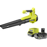 Ryobi ONE+ Akku-Laubgebläse RY18BLB-140, 18Volt, Laubbläser grün/schwarz, Li-Ionen Akku 4,0Ah