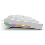 Sharkoon SKILLER SGK25, Gaming-Tastatur weiß, DE-Layout, Huano Red