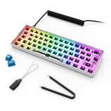 Sharkoon SKILLER SGK50 S4 Gen2 Barebone, Gaming-Tastatur weiß