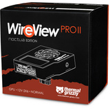 Thermal Grizzly WireView Pro II GPU 12V-2x6 N Noctua Edition, Messgerät schwarz, Ausrichtung: Normal, Noctua NF-A4x10 PWM-Lüfter