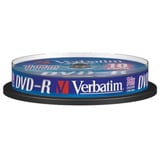 Verbatim DVD-R 4,7 GB, DVD-Rohlinge 16fach, 10 Stück