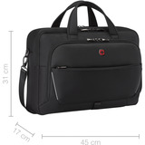 Wenger Meteor Brief 16” - 17'' , Notebooktasche schwarz, bis 43,2 cm (17")