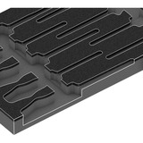Wera 9811 Schaumstoffeinlage für VDE Schraubendreher Set 1, leer schwarz/grau, für Tool Rebel Werkstattwagen