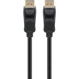 goobay Kabel DisplayPort 1.4 Stecker > DisplayPort Stecker schwarz, 1 Meter, 8K