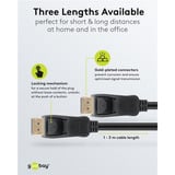 goobay Kabel DisplayPort 1.4 Stecker > DisplayPort Stecker schwarz, 1 Meter, 8K
