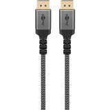 goobay Plus DisplayPort 1.4 Kabel, 8K @ 60Hz grau, 5 Meter