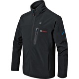 Bosch Heat+Jacket GHJ 12+18V Kit Größe 2XL, Arbeitskleidung schwarz, inkl. Ladeadapter GAA 12V-21, 1x 12-Volt-Akku