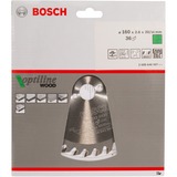 Bosch Kreissägeblatt Optiline Wood, Ø 160mm, 36Z Bohrung 20mm, für Handkreissägen