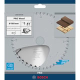 Bosch Professional PRO Wood Kreissägeblatt, Ø 160mm, 36Z Bohrung 20mm, für Handkreissägen