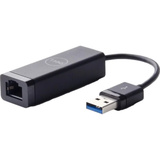Dell USB 3.2 Gen 1 Adapter, USB-A Stecker > RJ-45 Buchse schwarz, Gigabit LAN