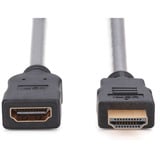 Digitus HDMI High Speed mit Ethernet Verlängerungskabel schwarz, 5 Meter