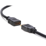 Digitus HDMI High Speed mit Ethernet Verlängerungskabel schwarz, 5 Meter