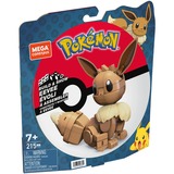 MEGA Pokémon Bauspielzeug-Set Evoli mit 1 Actionfigur, Konstruktionsspielzeug 215 Teile