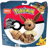 MEGA Pokémon Bauspielzeug-Set Evoli mit 1 Actionfigur, Konstruktionsspielzeug 215 Teile