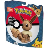 MEGA Pokémon Bauspielzeug-Set Evoli mit 1 Actionfigur, Konstruktionsspielzeug 215 Teile