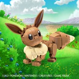 MEGA Pokémon Bauspielzeug-Set Evoli mit 1 Actionfigur, Konstruktionsspielzeug 215 Teile