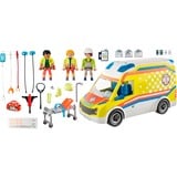 PLAYMOBIL 71202 City Life - Rettungswagen mit Licht und Sound, Konstruktionsspielzeug 