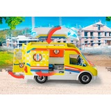 PLAYMOBIL 71202 City Life - Rettungswagen mit Licht und Sound, Konstruktionsspielzeug 