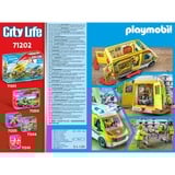 PLAYMOBIL 71202 City Life - Rettungswagen mit Licht und Sound, Konstruktionsspielzeug 