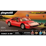 PLAYMOBIL 71343 Magnum, p.i. Ferrari 308 GTS Quattrovalve, Konstruktionsspielzeug 